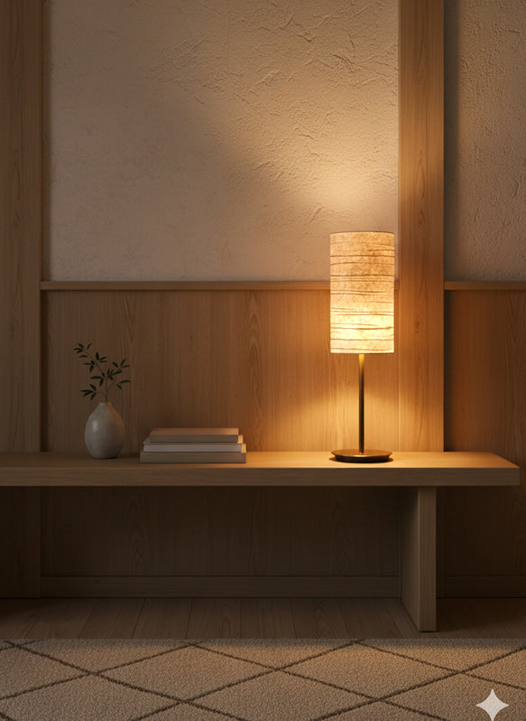 NAGI 15 | ランプシェード | 手漉き和紙の灯り | 間接照明