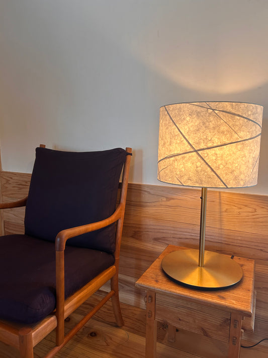 LIN - 32cm(12.5") Handcrafted Washi Lampshade - Handmade Japanese Lamp