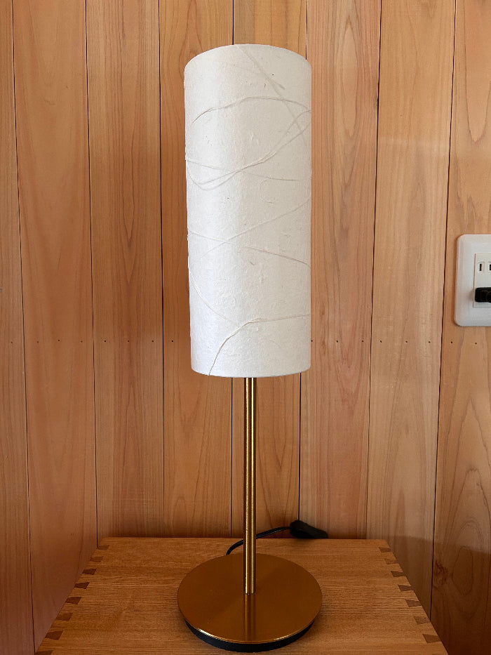 Washi lamp with light off