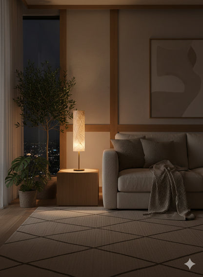 LIN 15 | ランプシェード | 手漉き和紙の灯り | 間接照明