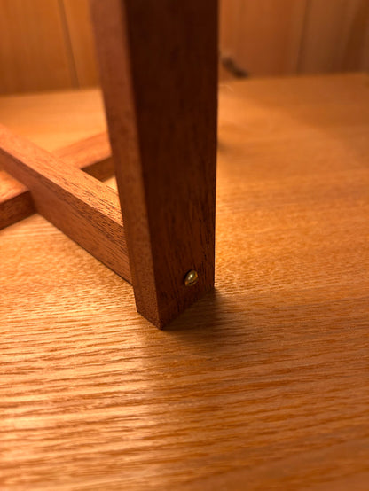 LIN 15 | Handmade Table Lamp | Mahogany Frame