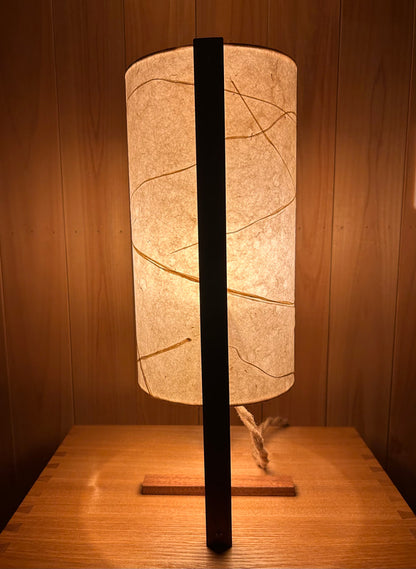 LIN 15 | Handmade Table Lamp | Mahogany Frame