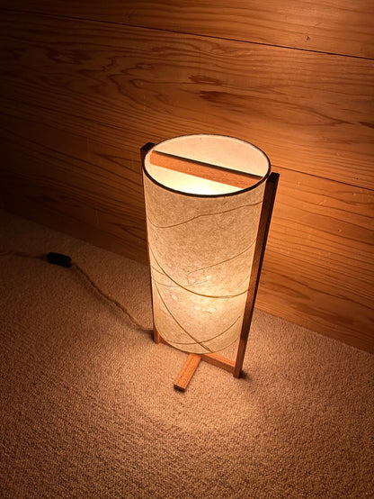 LIN 15 | Handmade Table Lamp | Mahogany Frame