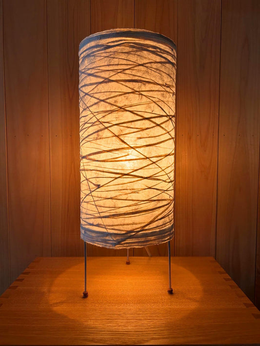 WATARI 15 | Table Lamp | Handmade Washi Lampshade with Wire Frame